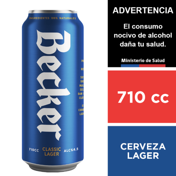 Cerveza Becker Lata Bazuka 4,5° 710 cc. - Imagen 2